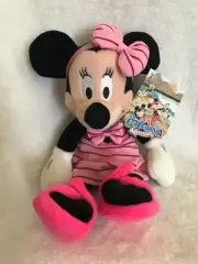 New Disney Parks California Adventure Beach Minnie Mouse Plush Bean Bag