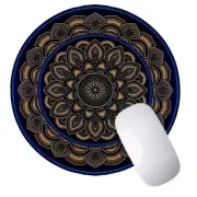 Round Mandala Mouse Pad Non-Slip Rubber Base for Computer Home Office Desk
