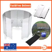 10 Plates Fold Camping Cooker Gas Stove Wind Shield Screen