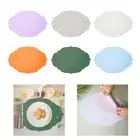 Table Mat Placemat for Dining Table Stain Resistant Anti Slip Mat Oval