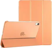 ProCase for iPad (A16) 11th Generation 11 Inch 2025/ iPad 10th Generation 10.9 Inch 2022 Case, Slim Smart Cover with Translucent Hard Shell Back, Supports Touch ID, Auto Wake/Sleep -Orange