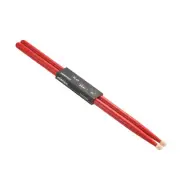 1 Pair Wood Drumstick Anti Slip Handle Grip 5A Red Drum Stick Wood Tip