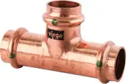 77387 Propress Zero Lead Copper Tee with 3/4-Inch P X P X P, 10-Pack
