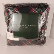 Jeffrey Banks New Plush Angel Wrap Plaid Red Wearable Blanket