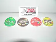 VENDSTAR 3000 BULK CANDY VENDING MACHINE / (4) CANDY LABEL STICKERS - NEW OEM