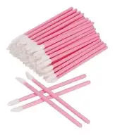 200 Pieces Disposable Lip Scrub Brush Lipstick Applicator Lip Gloss Wands Lip