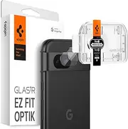 SPIGEN EZ Fit Glas.tR Optik Designed for Google Pixel 8a Camera Lens Screen Protector (2024) Easy Installation Kit Tempered Glass Lens Protector [2-Pack] - Clear