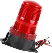 Warning Light LED Strobe Light,Easy Installation,15W Emergency Flashing Beacon for 12V 24V Vehicle Golf Carts Truck, red