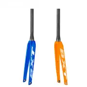 Road Bike Frok 140mm Carbon Flat Mount Disc Brake Full Carbon Road Bicycle Fork