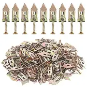 2X(Hollow-Wall Anchor Kit with Screws, Suitable for Wall Insulation Board,8846
