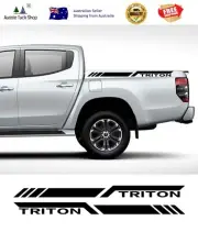 2Pcs Car Vinyl 4x4 Stickers For Mitsubishi L200 Triton Pickup Accessories Vinyl