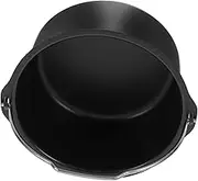 GREENADSCAPE Air Fryer Accessories Multi Functional Round Baking Tray Non Stick Cake Mold Steel Roasting Basket for Oven Cooking Air Fryer Tray for Easy Cleaning and Space Optimization