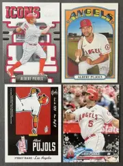 Albert Pujols (4) Card Lot - Angels - Icons