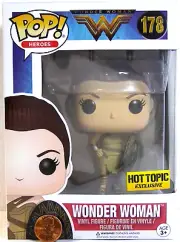 Funko Pop! Heroes Vinyl Bobble-Head DC Wonder Woman #178 "Wonder Woman" T4Z