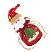 Christmas Drawstring Bags Christmas Candy Pouch Christmas Drawstring Gift Bag