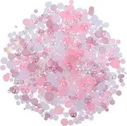 Elegant Craft Gems Resin Pearls Rhinestones for DIY Nail Art Jewelry Decor Phone Case Shoes Flatback Beads
