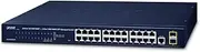 Planet 24-Port 10/100/1000T + 2-Port 100/1000X SFP Managed Switch