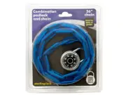 Combination Padlock 36" Chain Weatherproof Security w/ Lock Sturdy Bike Bicycle