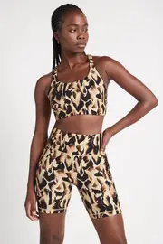 Cut Out Cross Back Sports Bra 314