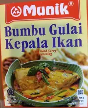 MUNIK BUMBU GULAI KEPALA IKAN FISH HEAD CURRY INDONESIA INSTANT SEASONING PASTE