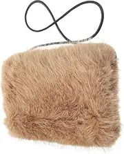 [BESPORTBLE] Furry Hand Warmer for Women Portable Winter Accessory Soft Supple Design Elegant Hand for Weddings Parties and Prom Cozy Touch for Cold Weather