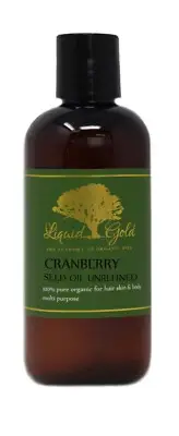 12 oz PREMIUM CRANBERRY OIL 100% PURE ORGANIC UNREFINED COLD PRESSED ALL NATURAL