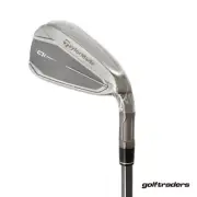 Taylormade Qi Gunmetal Irons 4-PW Steel Stiff Flex L2754