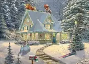 - Thomas Kinkade - Holiday - Midnight Delivery - 1000 Piece Jigsaw Puzzle