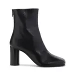 [Phoebe Philo] Phoebe Philo-Black Tug Calf Leather Ankle Boots-Donna 37 IT