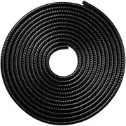 Vaguelly Door Bumper Guard Weatherstrip Seal Strip Car Door Protector Rubber Seal Strips Black 10m Car Trim