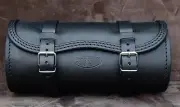 UNIVERSAL MOTORCYCLE BIG ROUND TOOL BAG HARLEY BOBBERS CHOPPERS ITALIAN