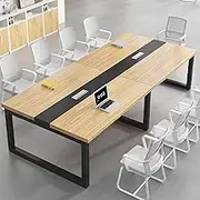 LYXWGRZD Large Conference Table, Business Furniture Meeting Table, Seminar Table for 10 People, Training Table for Office Conference Room