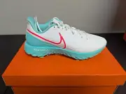 NEW IN BOX MEN'S NIKE REACT INFINITY PRO SHOES, COLOR: WHITE/LT BLUE, SIZE: 7.5