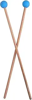 Alnicov 1 Pair Drum Sticks,Xylophone Mallets Hard Plastic Head