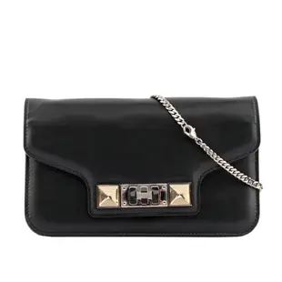 PROENZA SCHOULER PS11系列長夾式鏈帶斜背手拿包 (黑色)(BLACK)