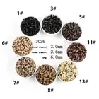 200 Pcs Copper Micro Beads for I Tip Hair Extension 30 26 60 mm copper bead