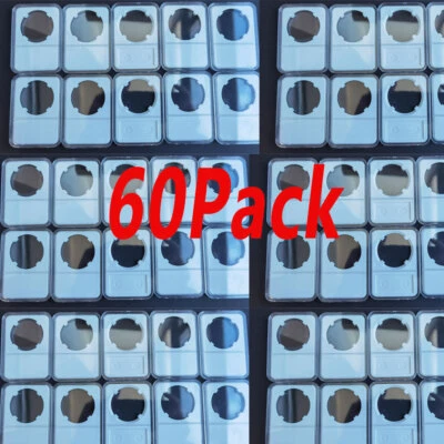 60PACK Coin Slab Display Holder Storage 38mm for MORGAN,PEACE,IKE SILVER DOLLAR