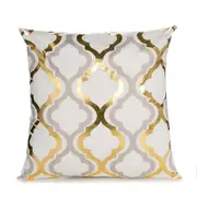 45*45cm Gold Stamping Decorative Throw Cushion Cover Pillow Cover Pillow Case for Sofa Couch Bed Chair Living Room Bedroom