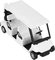 Mini Diecast Golf Cart Pullback Action Model Realistic Alloy Finish for Adults Stylish Decorative Accent for Home or Office for Golf Parties and Collectors