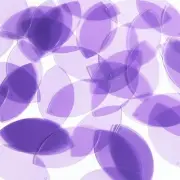 Navette Leaf Sequin 1.5" Light Amethyst Purple See-Thru Glossy Matte Reversible