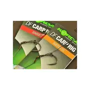 Korda DF Ready Tied Carp Rigs, All Sizes, Barbed & Barbless sizes 2,4,6,8,10