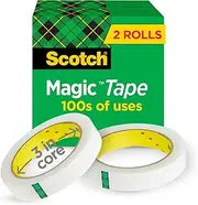 Scotch Magic Tape, 3/4 x 2592 Inches, 2-Pack (810-2P34-72)