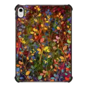 iPad 10.9-inch (10th gen) iPad Impact Case AMONGST THE FLOWERS IPAD, FLORAL GARDEN COLORFUL ABSTRACT PRETTY BLOOM PAINTING By Ebi Emporium