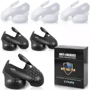 6 Pairs Shoe Boot Crease Preventers Anti-Wrinkle Protectors Guards for Sneakers