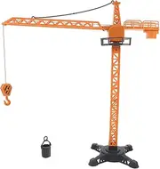 GLSTOY Tower Crane DIY Engineering Playset with Winch Hook Educational Construction Model for Boys Interactive Building for Developing Imagination and Skills