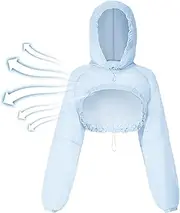 [Generic] Sun Proof Clothes | Quick Drying Jacket With UV Block And Hooded Design, Sun Protective Lightweight Clothing For Hot Weather