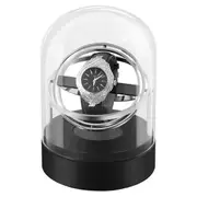 Watch Winder for Automatic Watches Box Automatic Winder Storage Display Case Box Silver (Without Watch)