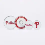 NEW PRG GOLF PHILADELPHIA PHILLIES Magnetic DUO GOLF BALL MARKER MLB Licensed