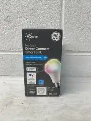 General Electric Full Color Smart LED Bulb A19 New Open Box