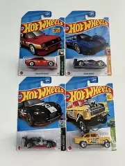 2023 HOT WHEELS * J CASE * New model lot of 4 Pagani Escort Mazda Gasser